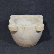 White marble mortar, France 19th century