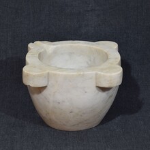 White marble mortar, France 19th century