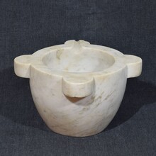 White marble mortar, France 19th century