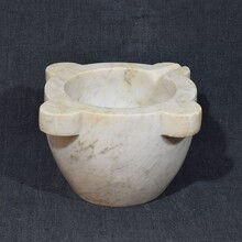 White marble mortar, France 19th century