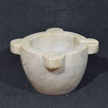 White marble mortar, France 19th century