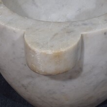 White marble mortar, France 19th century