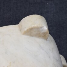 White marble mortar, France 19th century