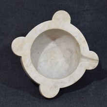 White marble mortar, France 19th century