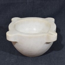 White marble mortar, France 19th century