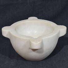 White marble mortar, France 19th century