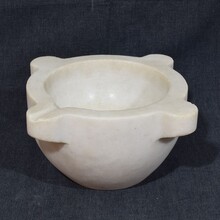 White marble mortar, France 19th century