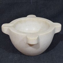 White marble mortar, France 19th century