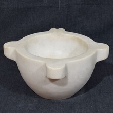 White marble mortar, France 19th century