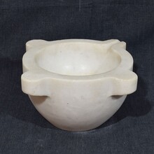 White marble mortar, France 19th century