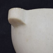 White marble mortar, France 19th century