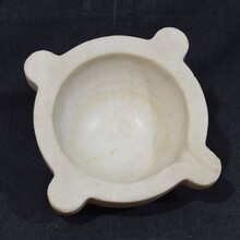 White marble mortar, France 19th century