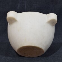 White marble mortar, France 19th century