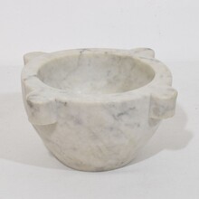 White marble mortar, France 19th century