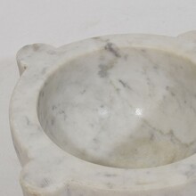 White marble mortar, France 19th century