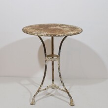 Wrought and cast iorn bistro table from Arras, France Circa 1880