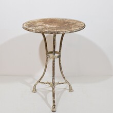 Wrought and cast iorn bistro table from Arras, France Circa 1880