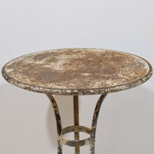 Wrought and cast iorn bistro table from Arras, France Circa 1880