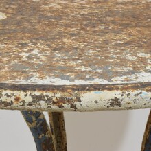 Wrought and cast iorn bistro table from Arras, France Circa 1880