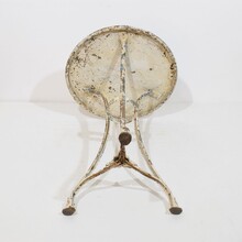 Wrought and cast iorn bistro table from Arras, France Circa 1880