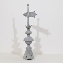 Zinc weathervane roof finial, France circa 1850-1900