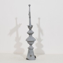 Zinc weathervane roof finial, France circa 1850-1900