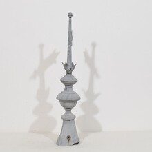 Zinc weathervane roof finial, France circa 1850-1900