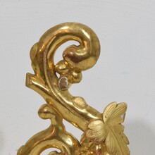 Hand carved giltwood baroque style ornament, Italy circa 1850