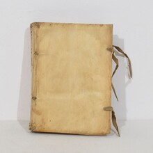 Amazing collection weathered vellum books, Spain/Italy 17/18th century