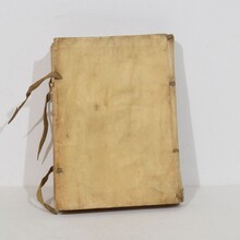 Amazing collection weathered vellum books, Spain/Italy 17/18th century