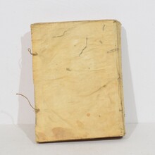 Amazing collection weathered vellum books, Spain/Italy 17/18th century