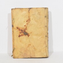 Amazing collection weathered vellum books, Spain/Italy 17/18th century