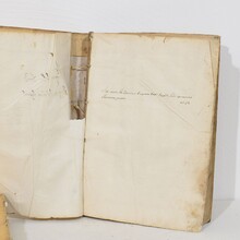 Amazing collection weathered vellum books, Spain/Italy 17/18th century