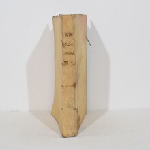 Amazing collection weathered vellum books, Spain/Italy 17/18th century