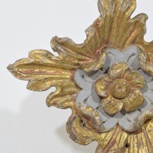 Baroque carved wooden ornament, Portugal circa 1750