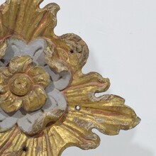 Baroque carved wooden ornament, Portugal circa 1750