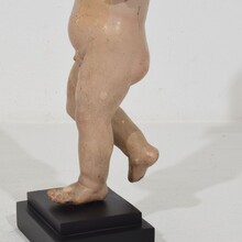 Baroque carved wooden baby jesus/nino/santo figure, Spain circa 1650-1750