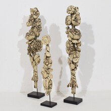 Collection neoclassical carved wooden ornaments, France circa 1780