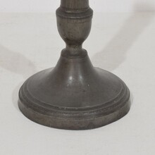 Collection pewter candleholders, France circa 1750-1850