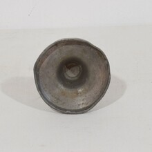 Collection of three pewter candleholders, France circa 1750-1850