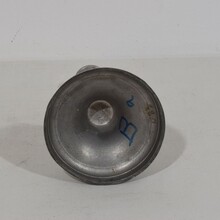 Collection of pewter candleholders, France circa 1750-1850