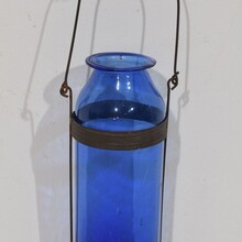 Collection of 3 glass lanterns, France circa 1900