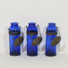 Collection glass lanterns, France circa 1900