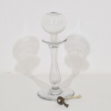 Collection of glass weaveroil lamps, France 1800-1900