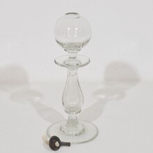 Collection of glass weaveroil lamps, France 1800-1900
