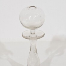 Collection of glass weaver oil lamps, France circa 1800-1900
