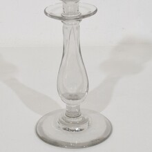 Collection of glass weaver oil lamps, France circa 1800-1900