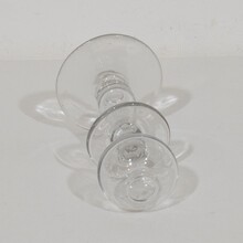 Collection of glass weaver oil lamps, France circa 1800-1900