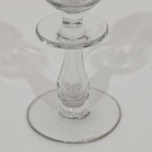 Collection of glass weaver oil lamps, France circa 1800-1900