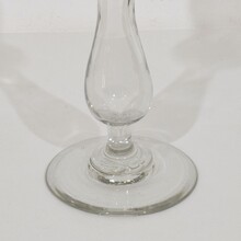 Collection of glass weaver oil lamps, France circa 1800-1900